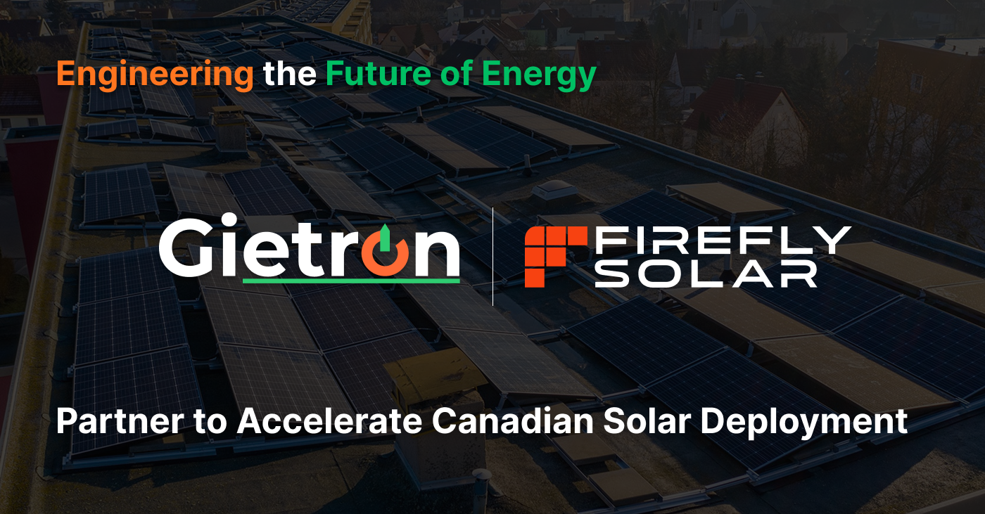 Gietron and Firefly Solar Partner to Accelerate Canadian Solar Deployment